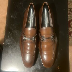 Brown Salvatore Ferragamo Dress Slip On
